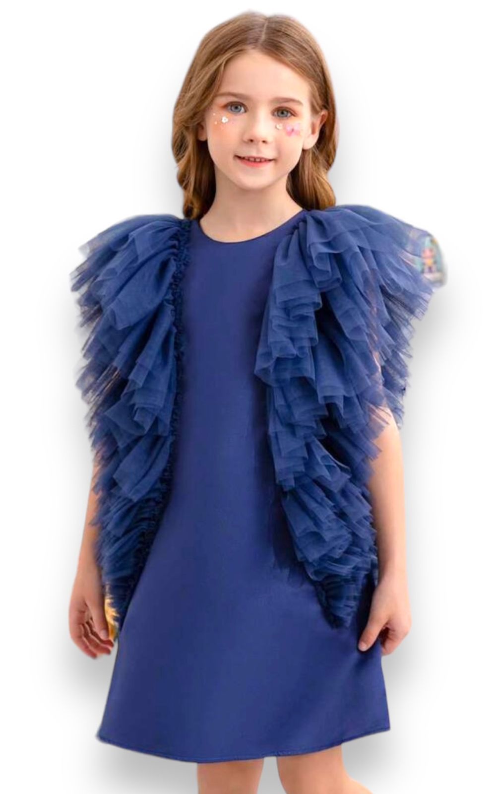 Vestido Mesh satin