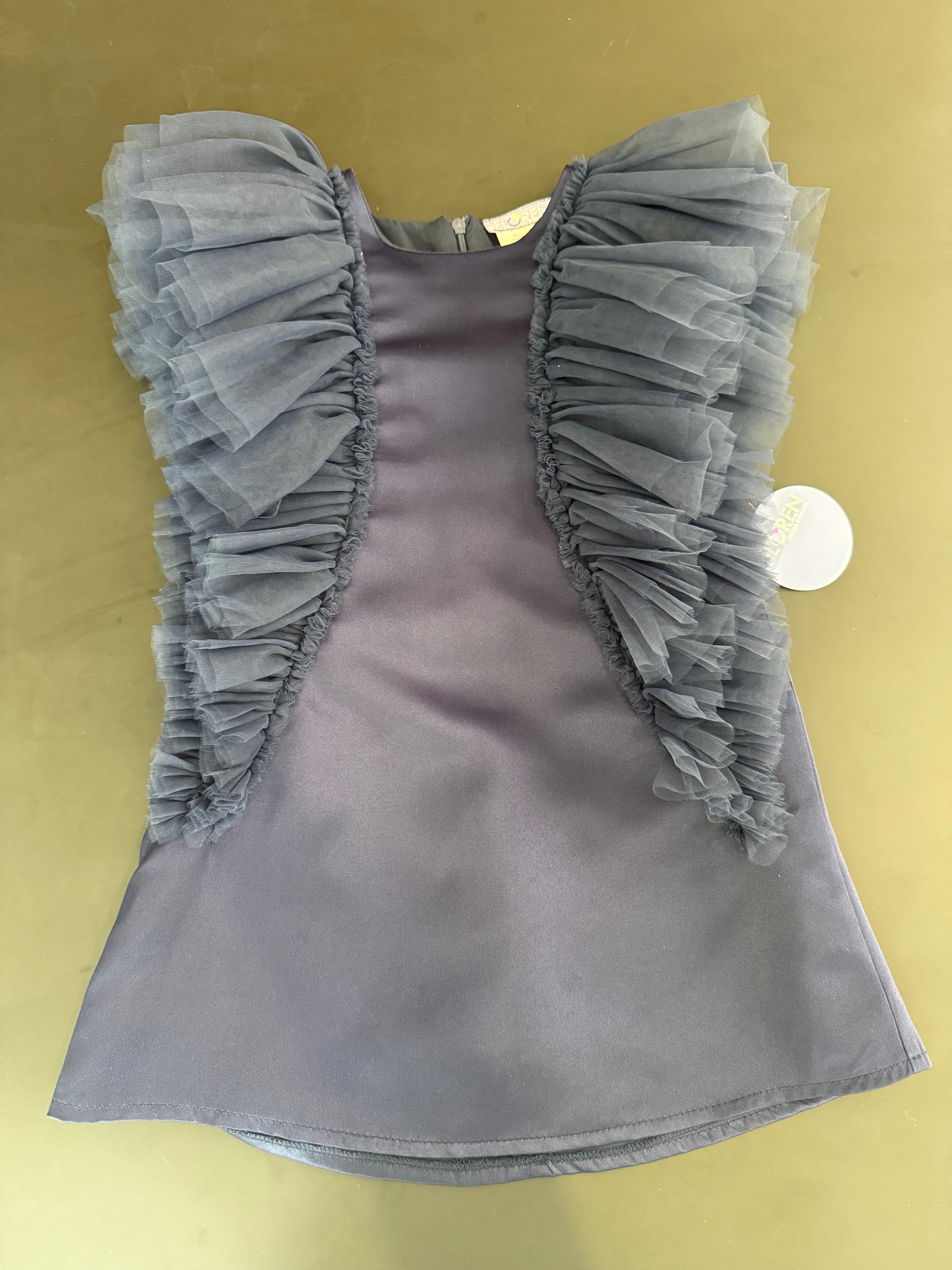 Vestido Mesh satin